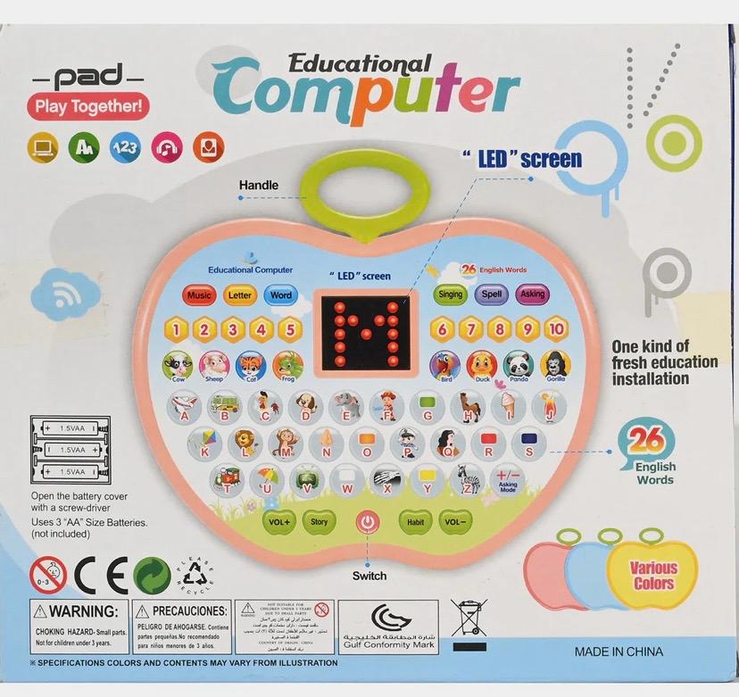 educational computer 5 Educational Apple-Shape Computer Toy