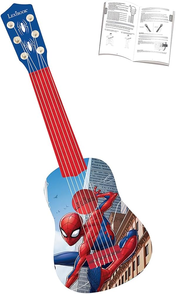spider man light & sound musical guitar toy spider man light & sound musical guitar toy