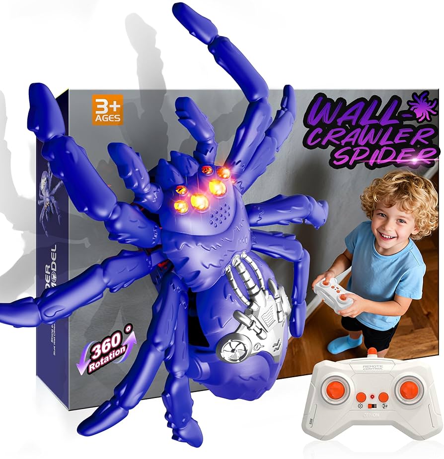 wall climbing spider remote control toy. wall climbing spider remote control toy.