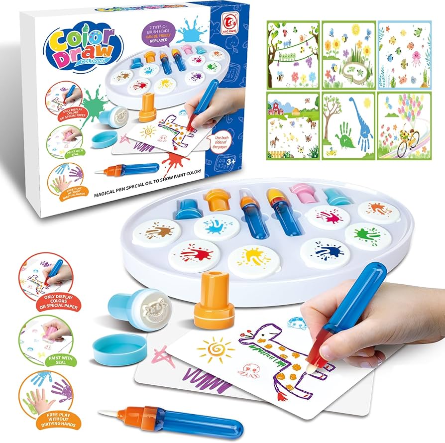 color draw magical painting set for kids – mess free drawing kit color draw magical painting set for kids – mess free drawing kit