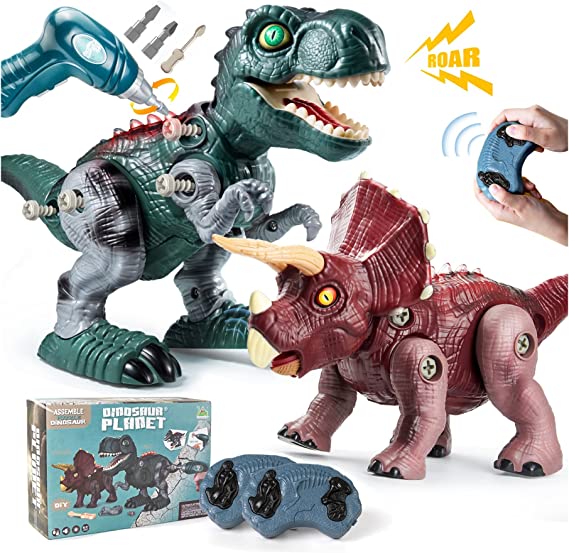 dinosaur planet diy electric rc assembly toy set dinosaur planet diy electric rc assembly toy set