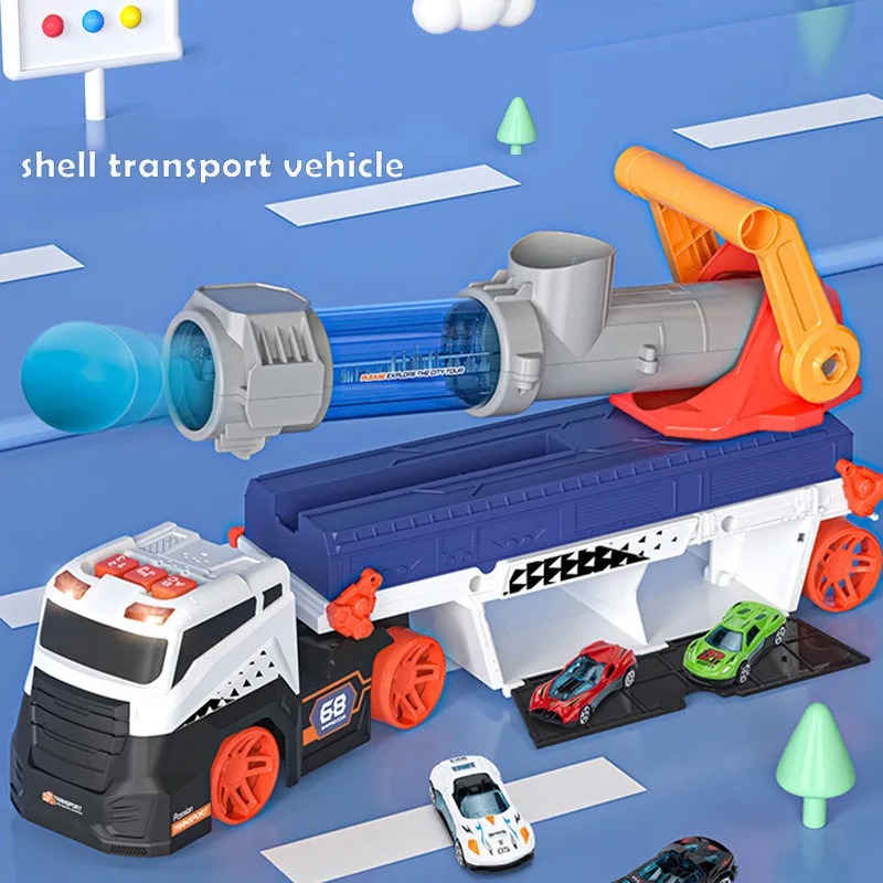 launched missile large deformed rail super transport truck launched missile large deformed rail super transport truck
