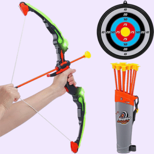 kids archery bow & arrow shooting game set with target