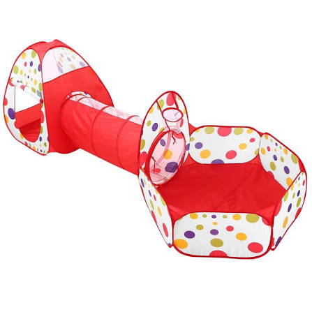 3 piece kids pop up play tent set with tunnel & ball pit 3 piece kids pop up play tent set with tunnel & ball pit