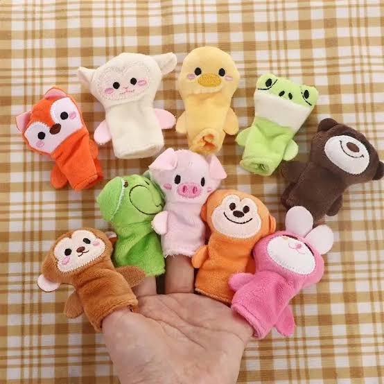 plush animal finger puppets for kids learning & storytelling plush animal finger puppets for kids learning & storytelling