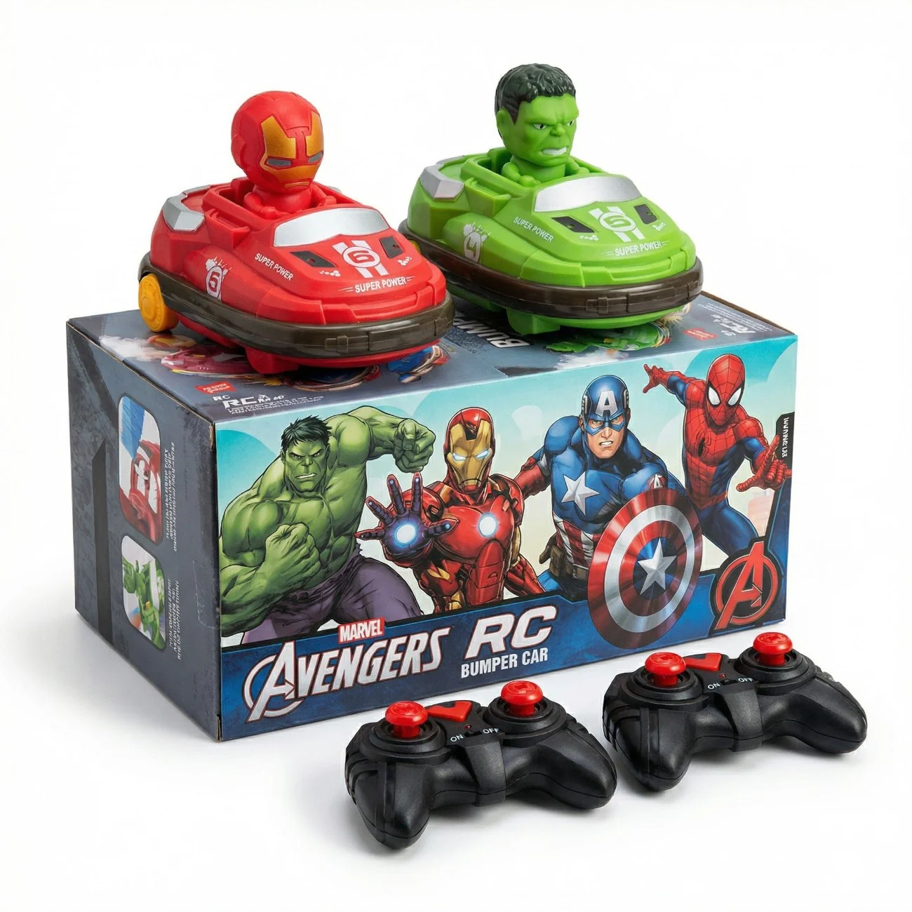 avengers rc bumper car set avengers rc bumper car set