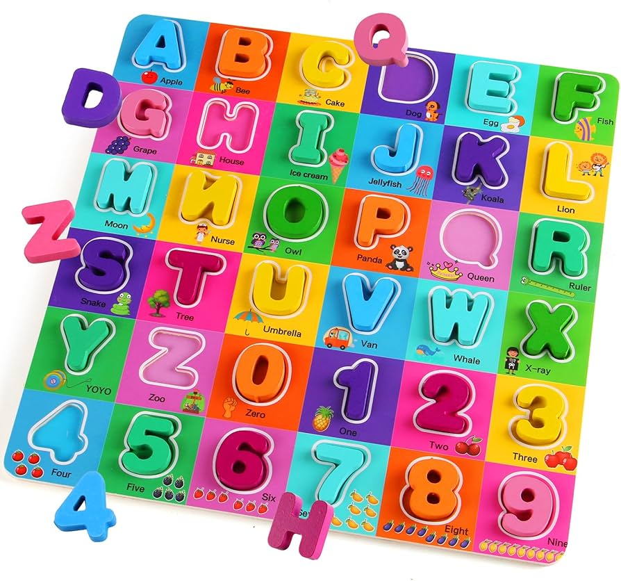 kids wooden abc puzzle board kids wooden abc puzzle board